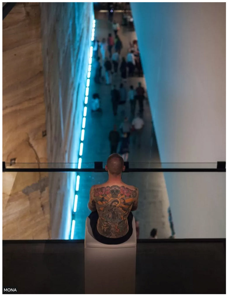 DEATH NYC　『Mona Tattoo Blue』　アートポスター　A4 Ask Guy Aitchison: Mason of Blue Tattoo Cafe Guy Aitchison :