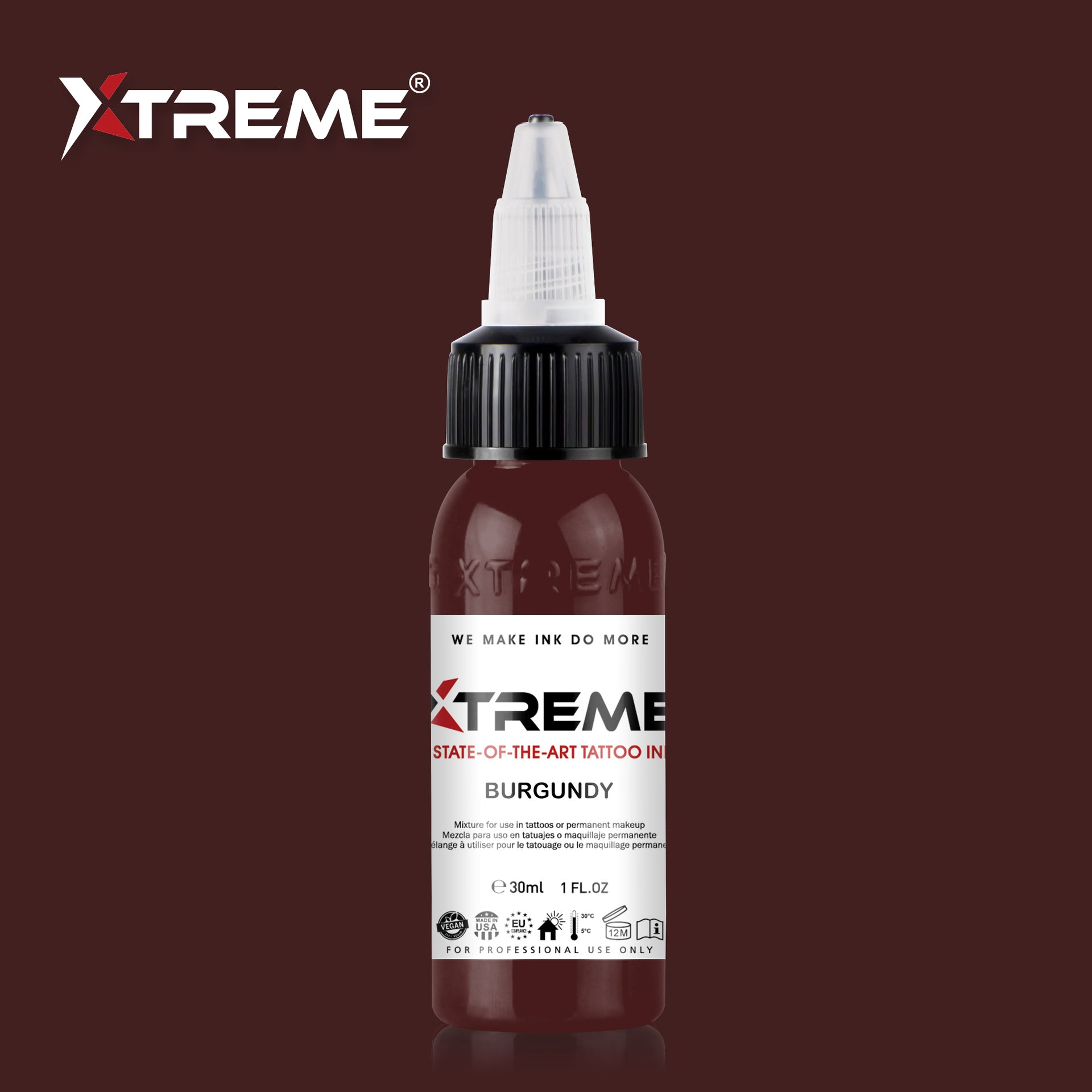 BURGUNDY TATTOO INK – Xtreme Inks