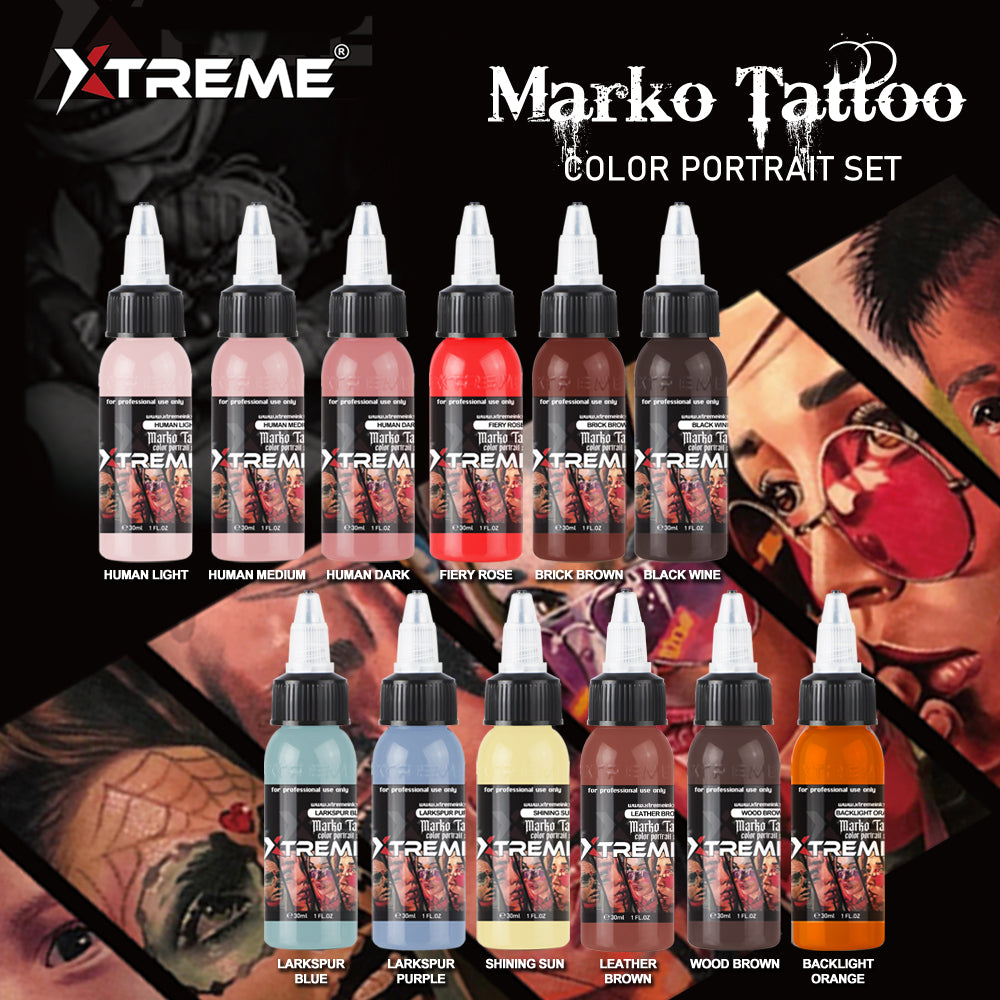 MARKO TATTOO COLOR PORTRAIT SET – Xtreme Inks